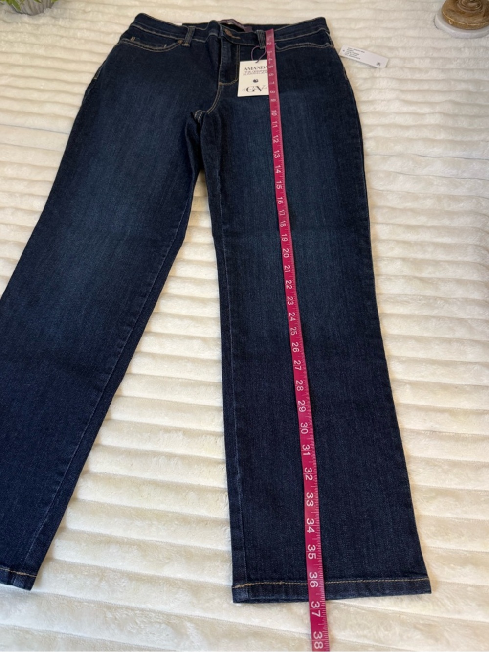 Gloria Vanderbilt Amanda slimming jeans size 8P Short - Picture 2 of 12